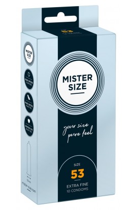 Mister Size 53 mm 10 pack