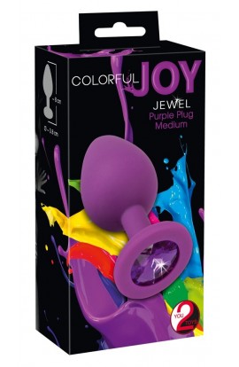 Jewel Purple Plug Medium