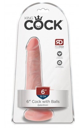 6" Cock and balls