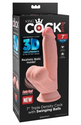 Triple Density Cock with Swinging Balls
