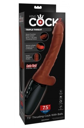 7.5" Thrusting Cock with Balls