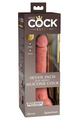 7“ Dual Density Silicone Cock