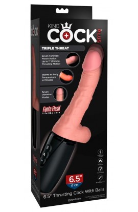 6.5“ Thrusting Cock with Balls