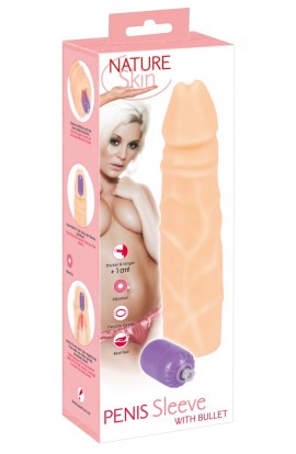 Dildo með bullet eggi
