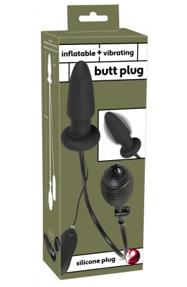 Inflatable Vibrating Butt Plug