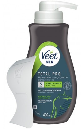 Veet Men TOTAL PRO Hair Removal Cream 400ml
