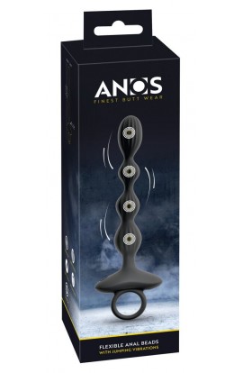 Flexible Anal Beads with Jumping Vibrations