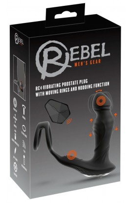 RC Vibrating Prostate Plug with Nodding Function