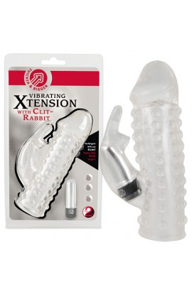 Penis Sleeve with Clitoris Stimulator
