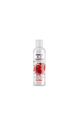 4 In 1 Lubricant with Poppin Wild Cherry Flavor - 1 fl oz / 30 m