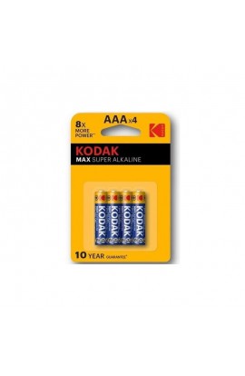  Alkaline Super Max AAA LR3 Battery Blister of 4