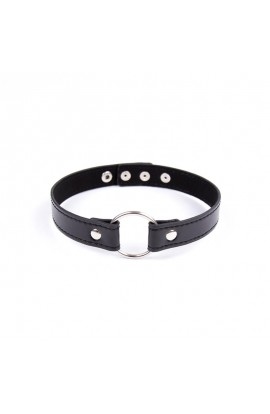  Collar with Hoop Adjustable 38.2 cm Black