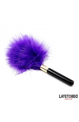  Feather Tickler Mini Purple 18cm