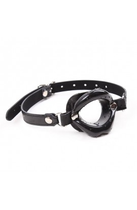  Gag Ball Mouth Shaped Black