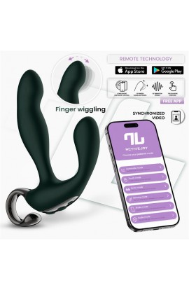  Greeny Prostate Massager with Finger Wiggling and App