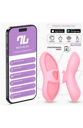  Laia Heated Finger Vibrator and App Pink