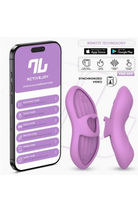  Laia Heated Finger Vibrator with App Lavender