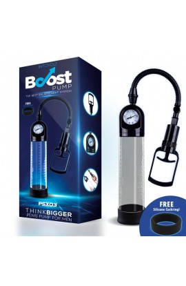  Manual Penis Pump with Valve PSX03 Crystal