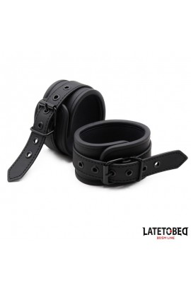  Neoprene Handcuffs Black