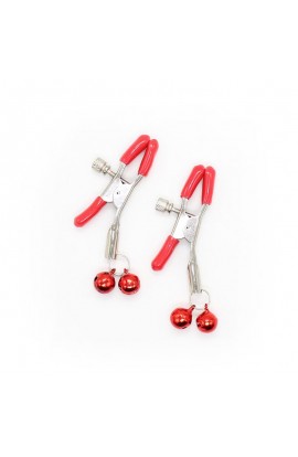 Nipple Clamp with Bell Metal Red