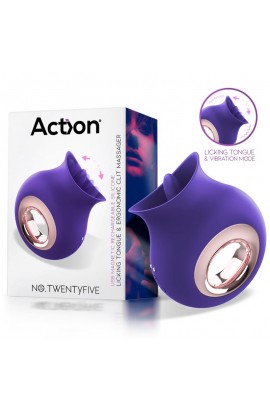  No. TwentyFive Licking Tongue and Vibrator Clitoris Massager