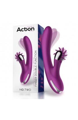  No. Two Finger Vibrator with Rotating Wheel