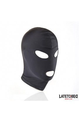  Open Mouth and Eyes Hood Black