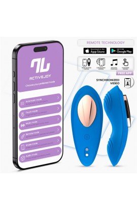  Panty Vibrator with App Silicone Blue