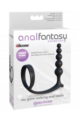 Ass-Gasm Cockring Anal Beads