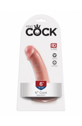 King Cock 6" Cock - Flesh