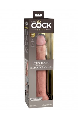 10" Dual Density Silicone Cock