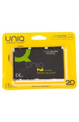 UNIQ Pull Condoms with Straps No Latex 3