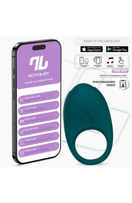  Ringo Vibrating Ring with App Unibody Green