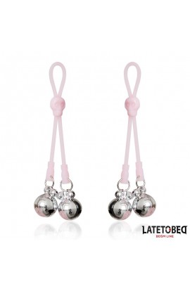  Skull Nipple Clamps with Ring Bells