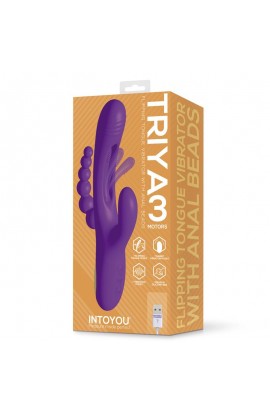  Triya Vibe with Flipping Tongue and Anal Beads