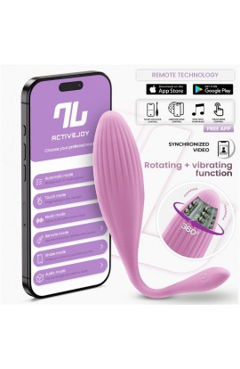  Vibrating Egg with Rotating Beads and APP USB