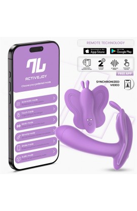  Wingy Butterfly Vibrator with App Lavender