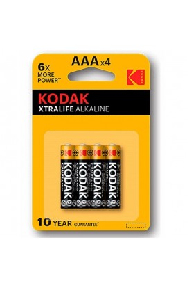  Xtralife Alkaline Battery AAA LR3 Blister of 4
