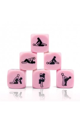 SECRET PLAY Dice Kamasutra Pictograms 6 Postures 25 mm