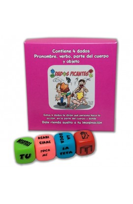 DIVERTY SEX Set of 4 Fluorescent Dice